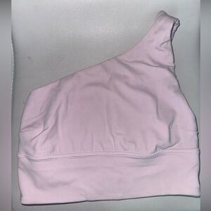 Lululemon One-Shoulder Pink Top